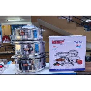 Redberry 3pcs jumbo size hotpot 10l,15l, and 20l